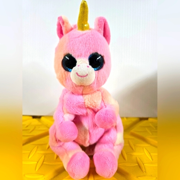 Ty Plush Skylar Unicorn Pink 6” 2022 Stuffed Animal Toy Beanie - Picture 1 of 5